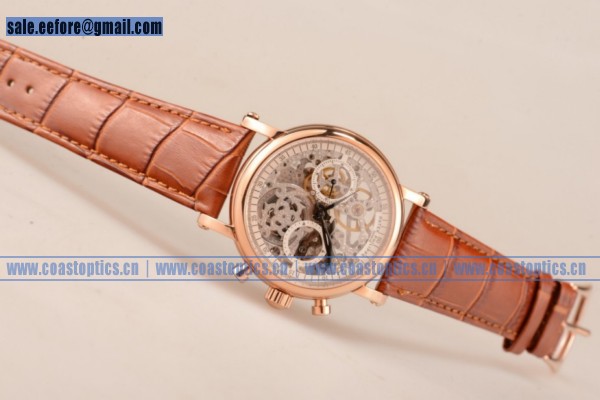 1:1 Replica Patek Philippe Complications Chrono Watch Rose Gold 5182/1R-001 - Click Image to Close